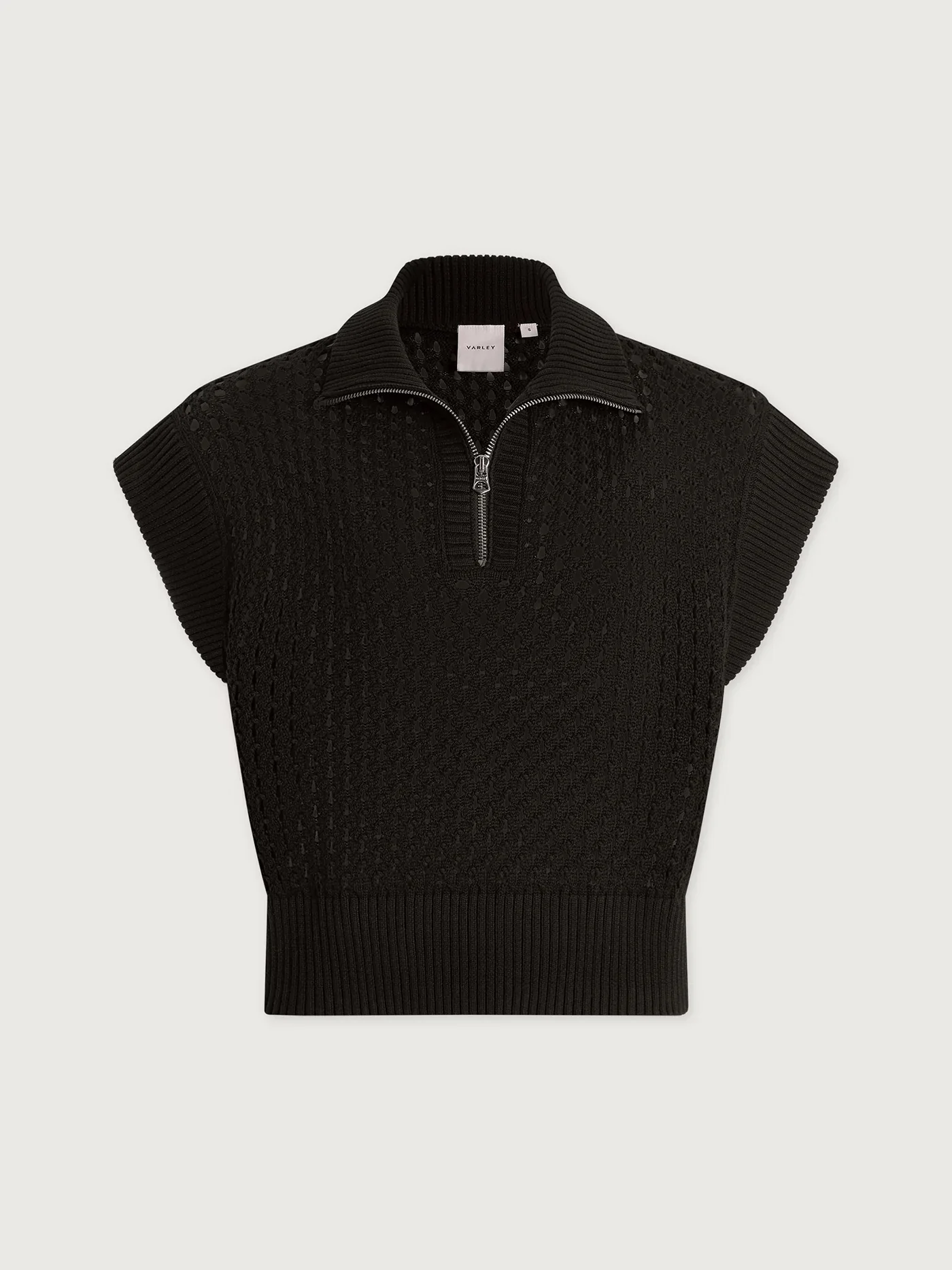 Varley - Gaines Half Zip Knit - Black