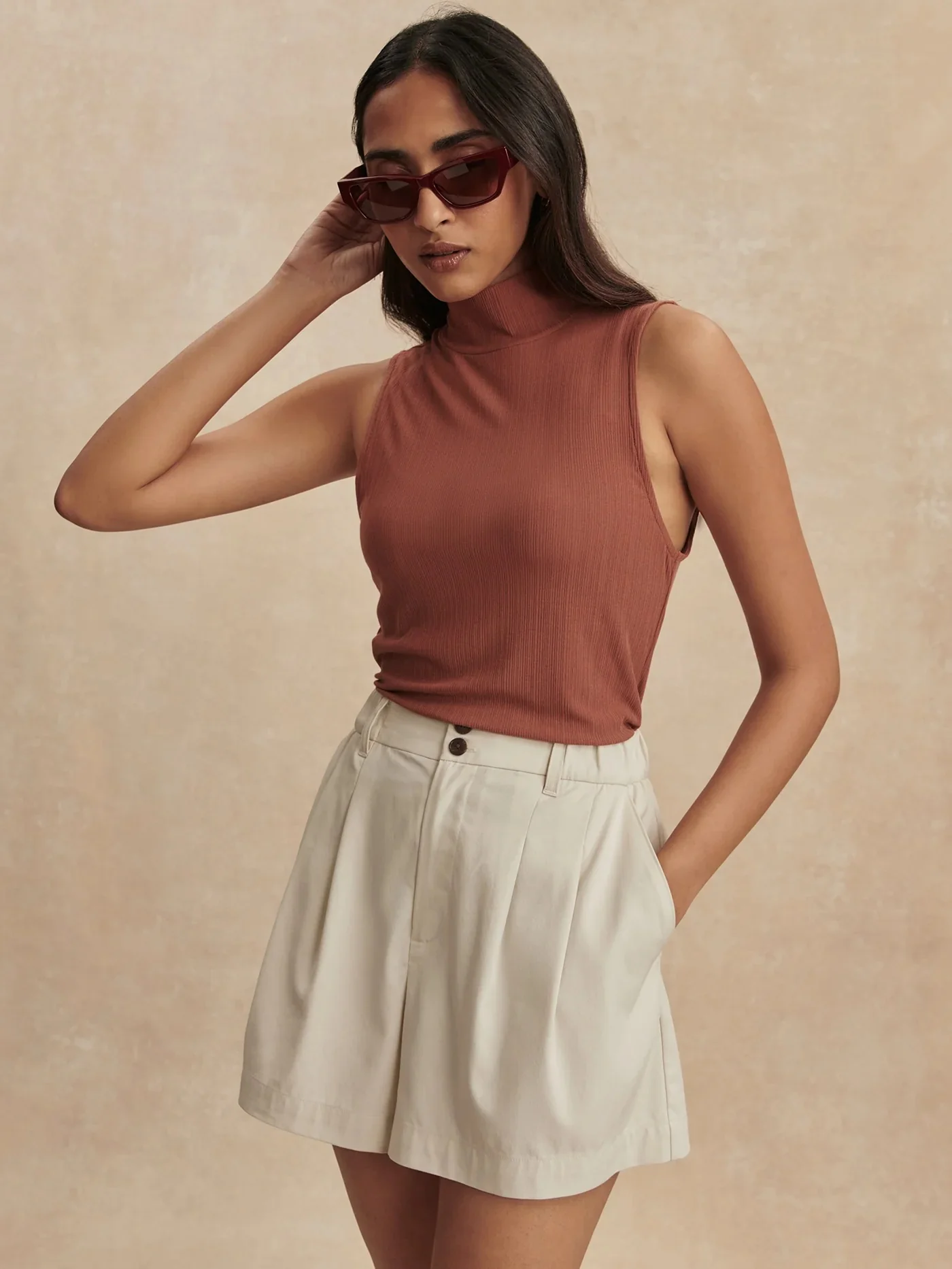 Varley - Tansy Woven Short 3 - Ivory - Image 3