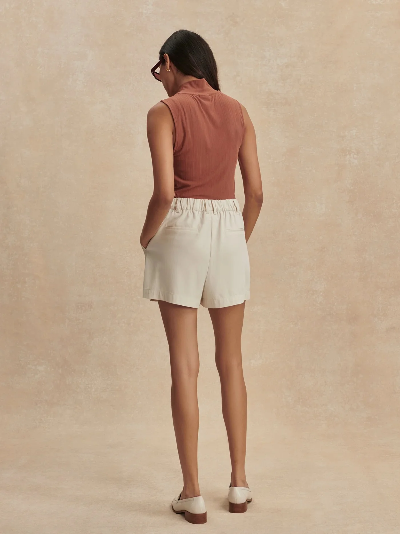 Varley - Tansy Woven Short 3 - Ivory - Image 4
