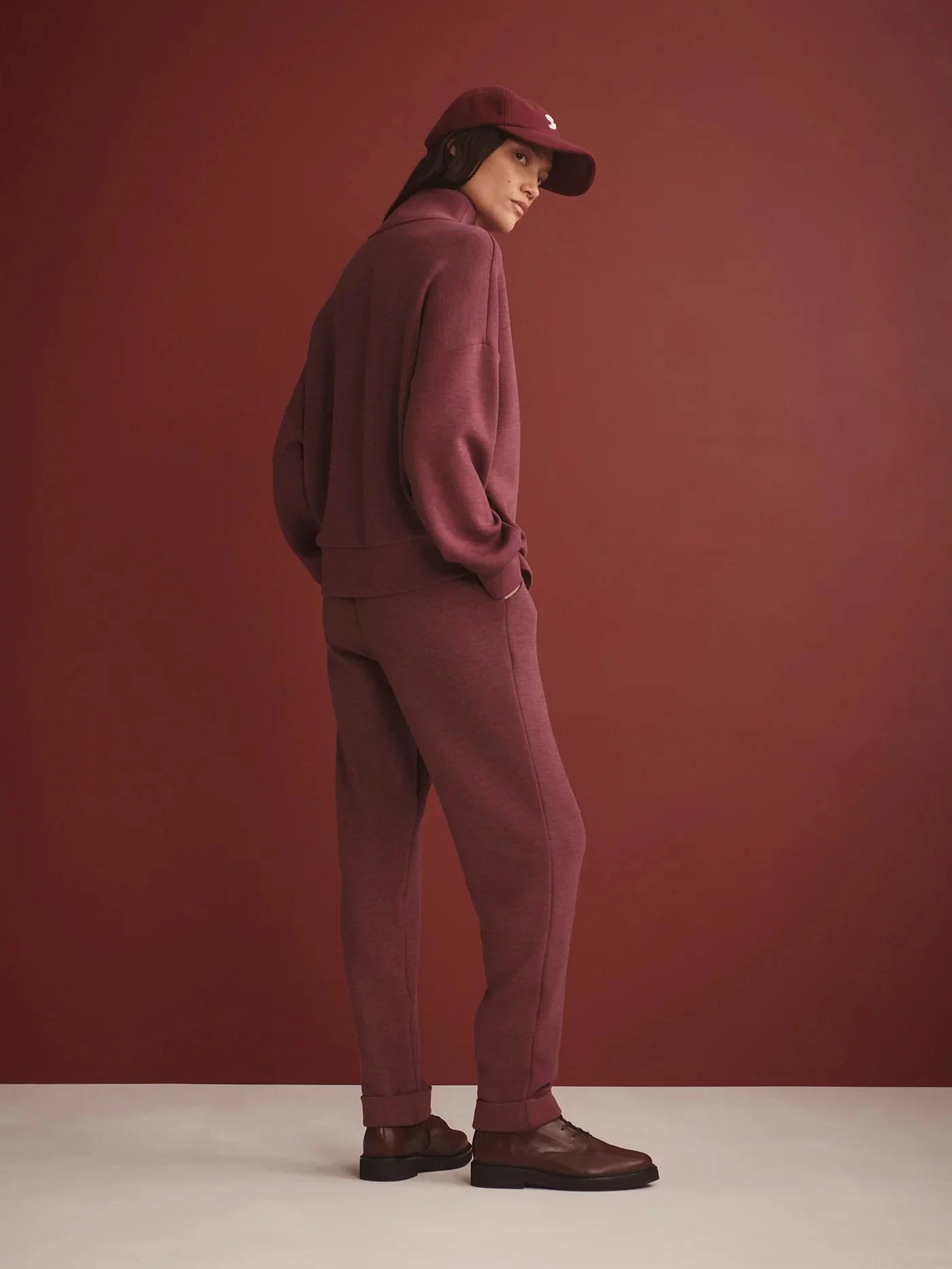 Varley - The Rolled Cuff Pant 25 - Sassafras Marl - Image 4