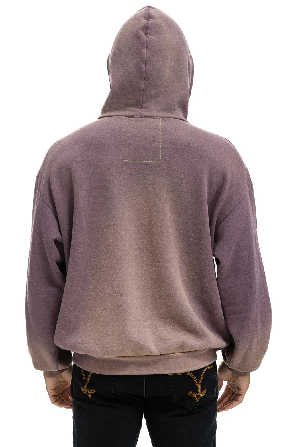 Aviator Nation - Vintage Logo Relaxed Pullover Hoodie - Faded Mocha - Image 11