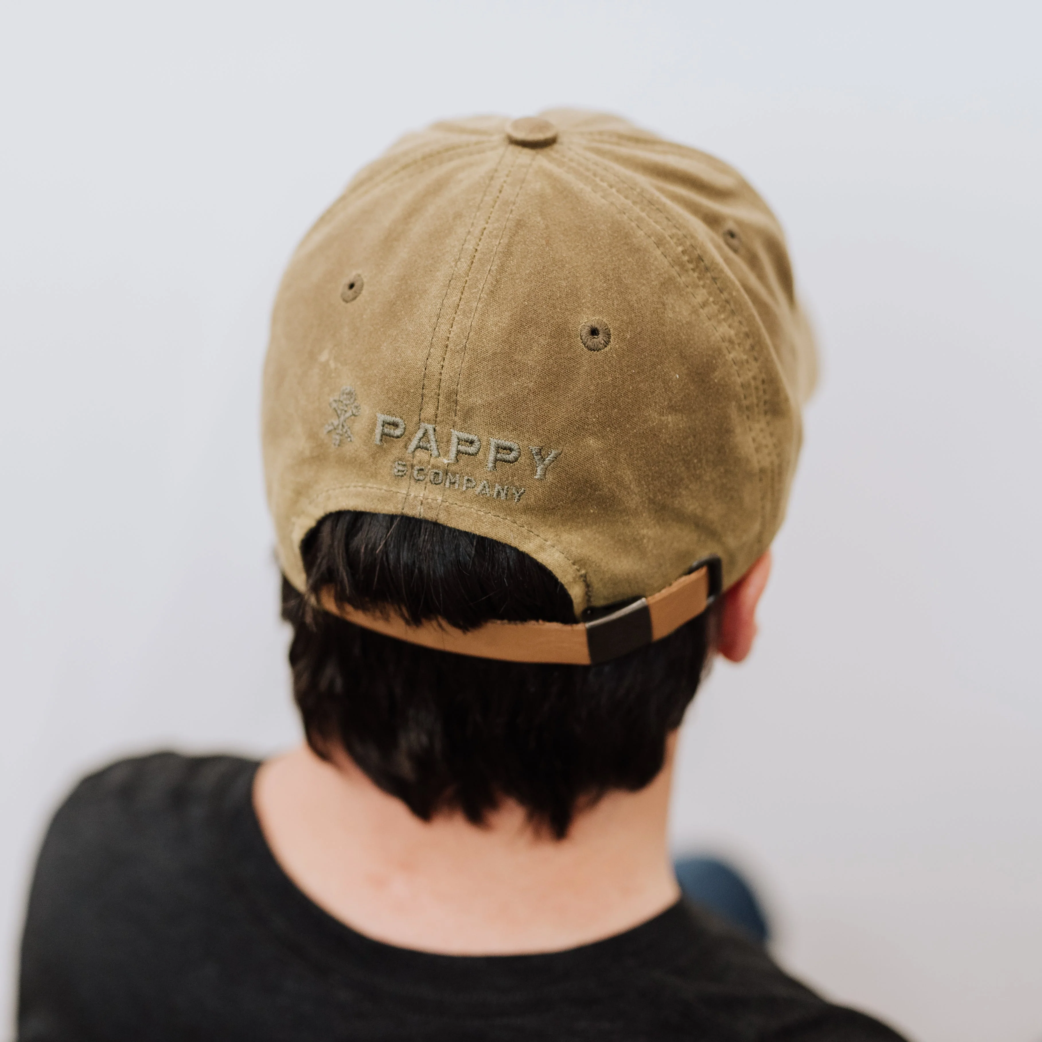 Waxed Cotton Old Rip Van Winkle Hat in Sandstone - Image 3