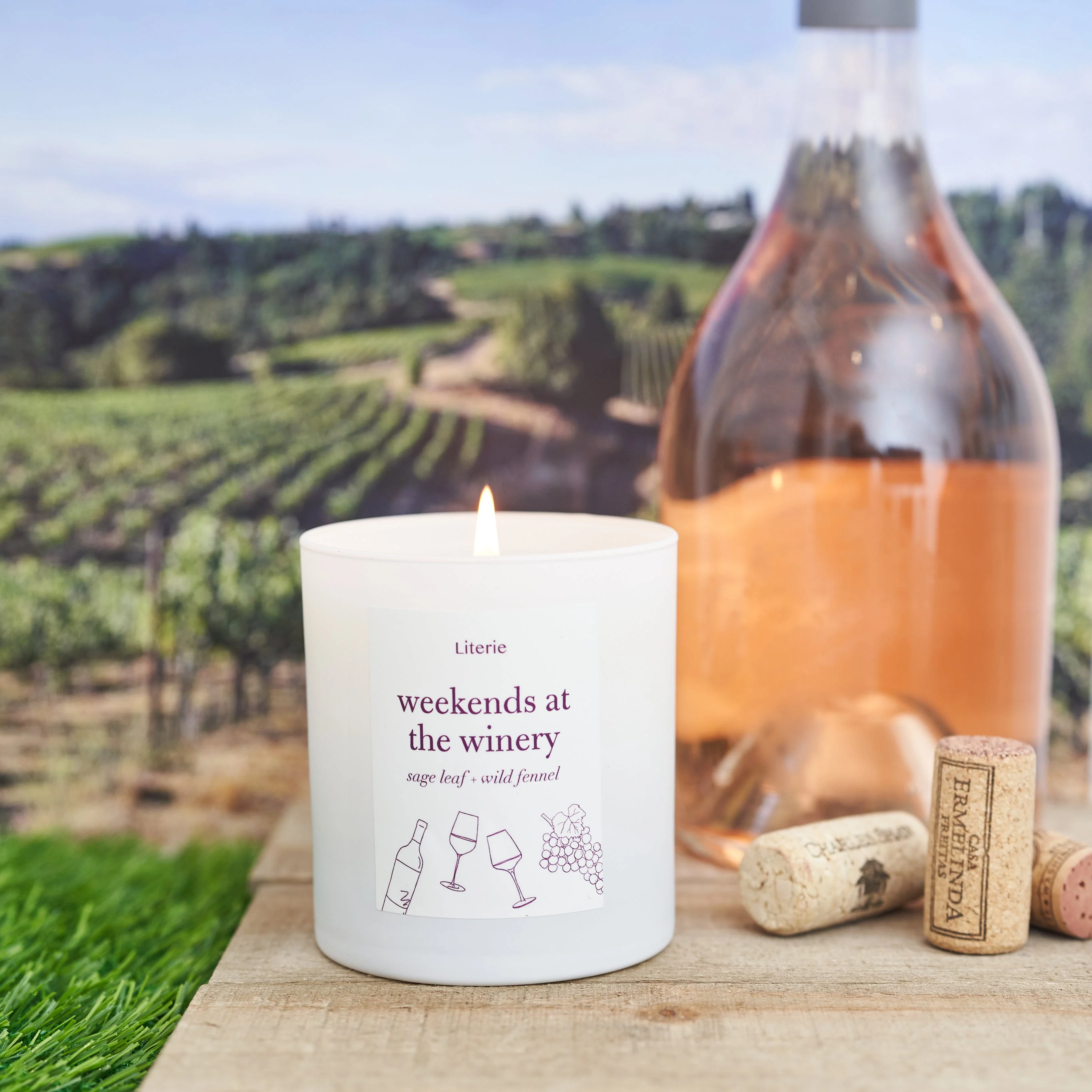 Weekends at the Winery Candle - Image 2