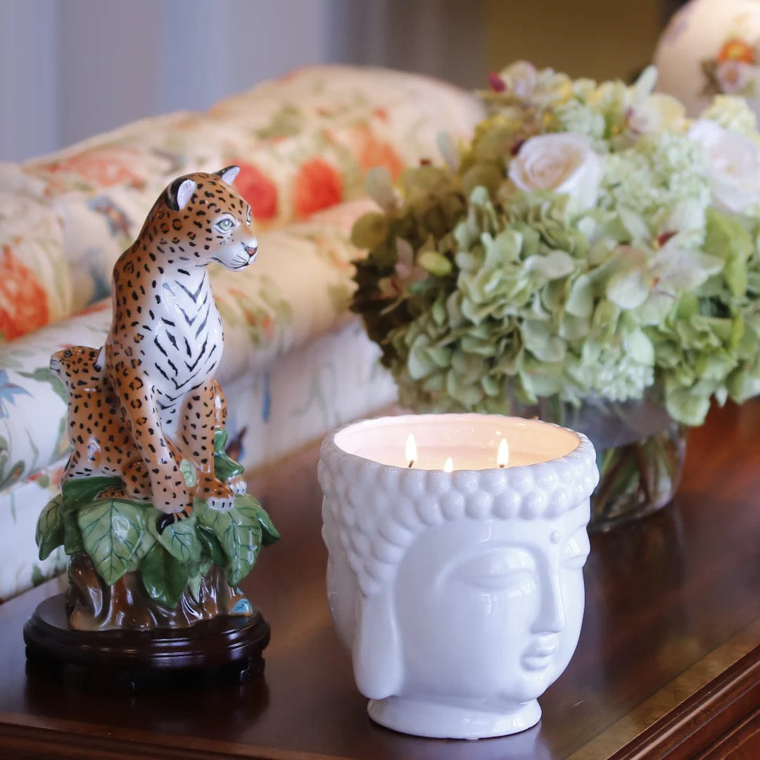 White Buddha Candle - Image 5