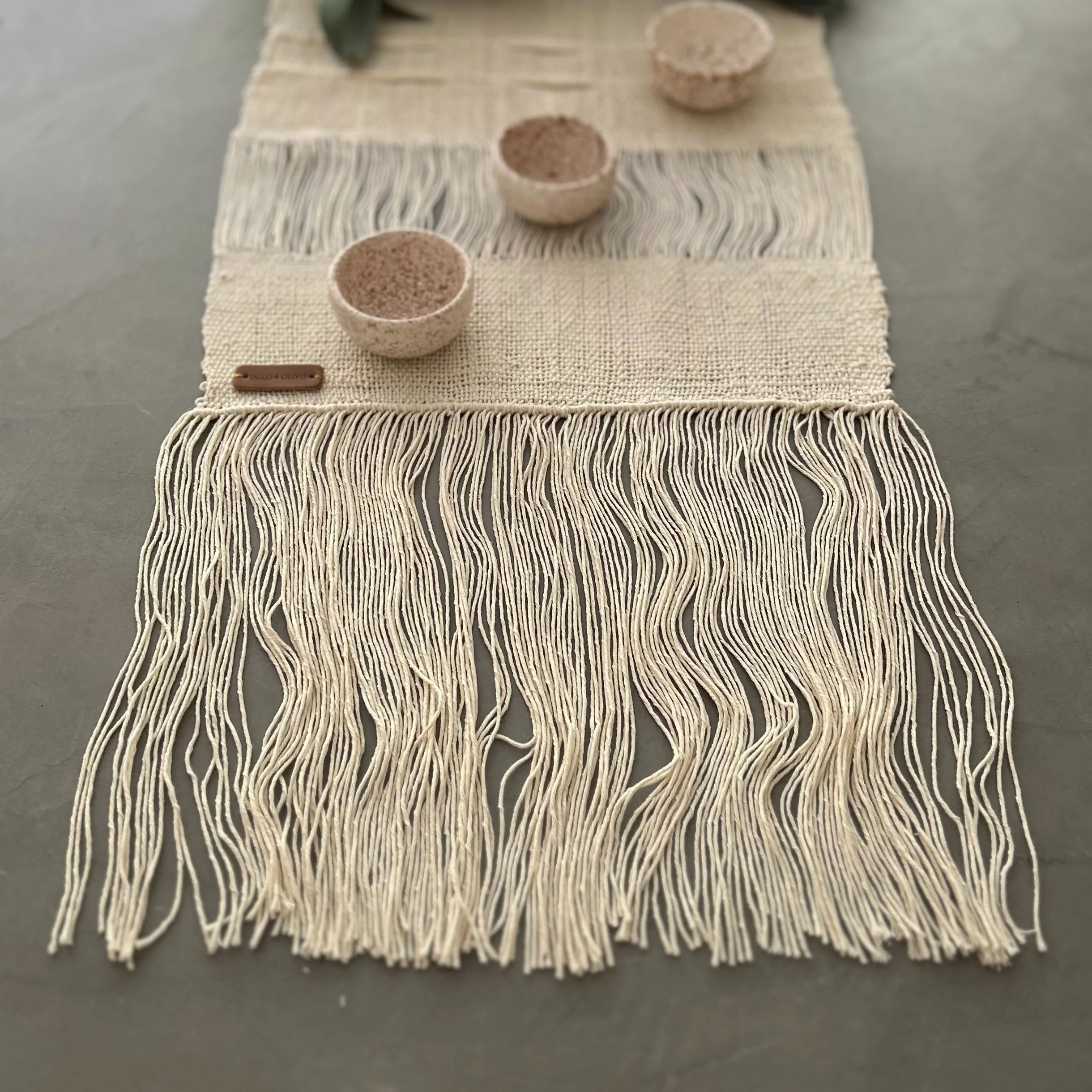 White Thread Table Runner - Image 4