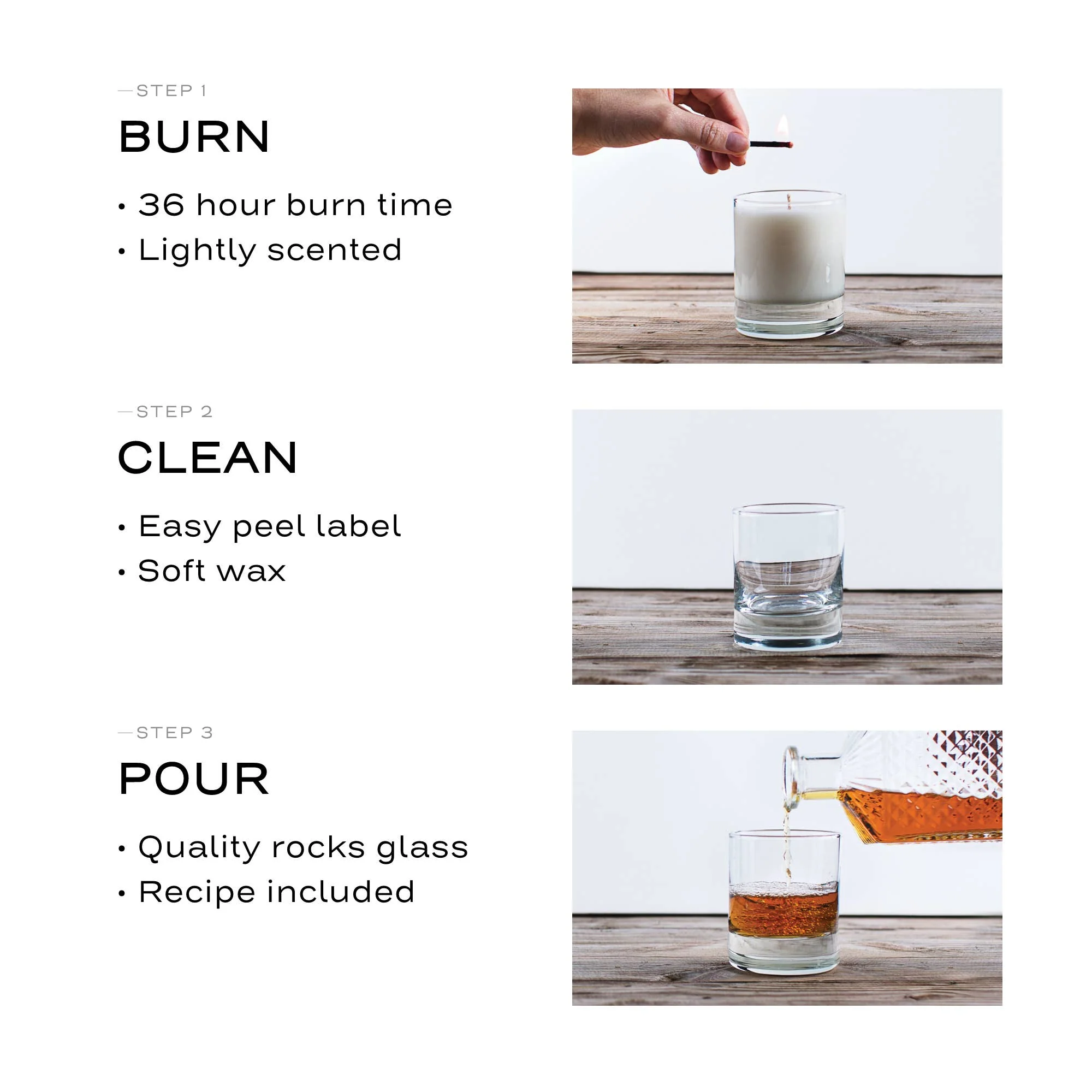 Wixology Candle Company - Bourbon Ball Chocolate Candle - Reusable 7oz Rocks Glass - Image 5