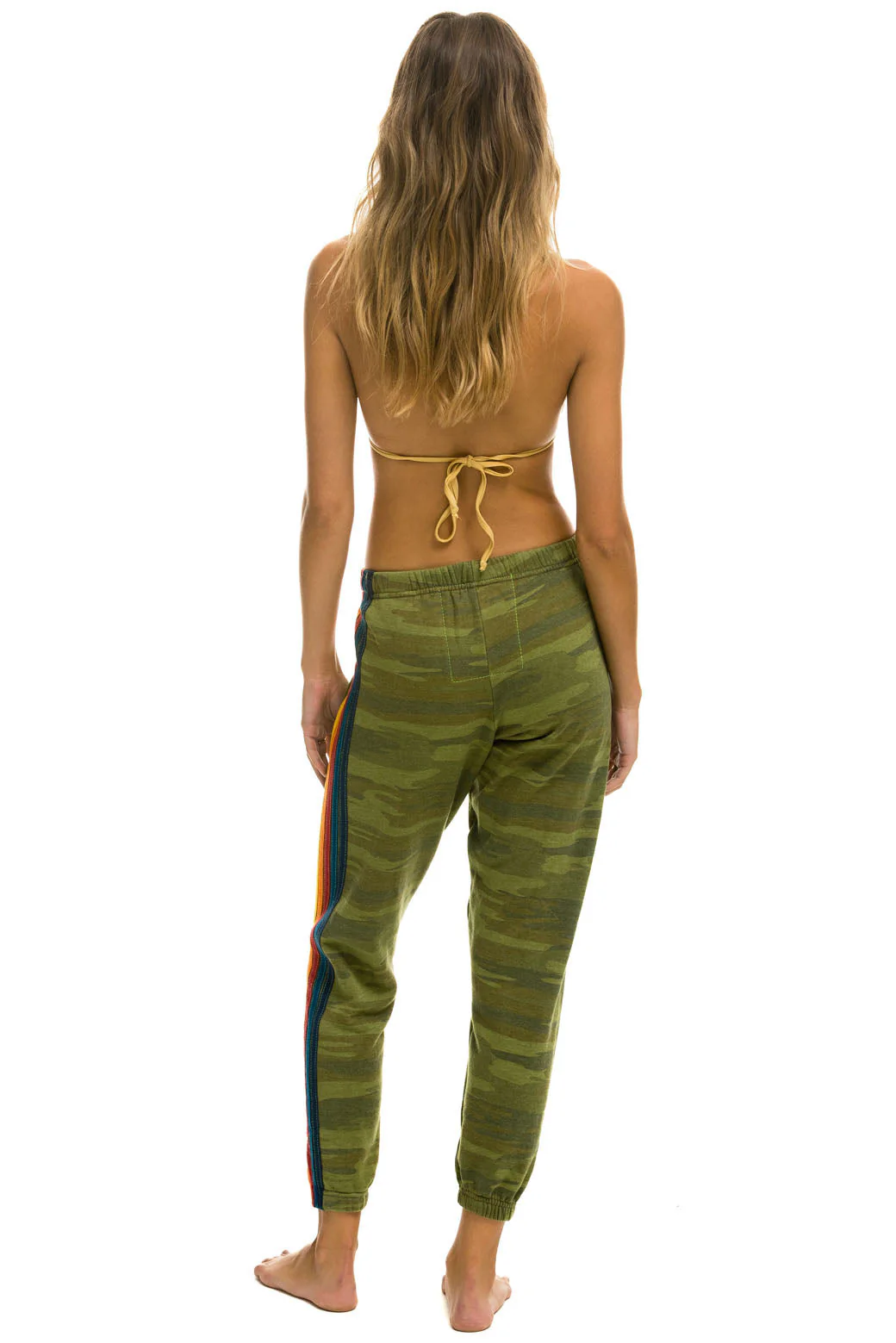 Aviator Nation - 5 Stripe Sweatpants - Camo - Image 4
