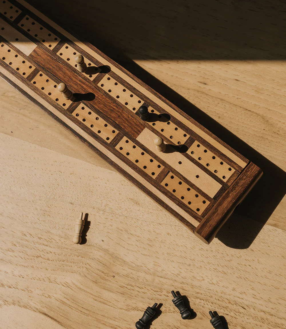 Wood Cribbage Game - Handmade - Image 4
