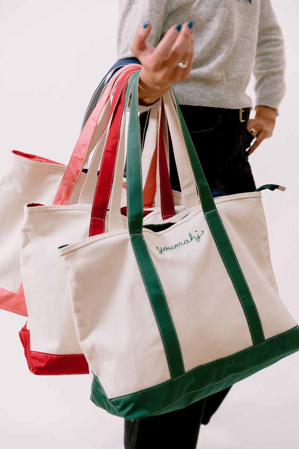 YouMahj Stitched Tote Bag - Image 9